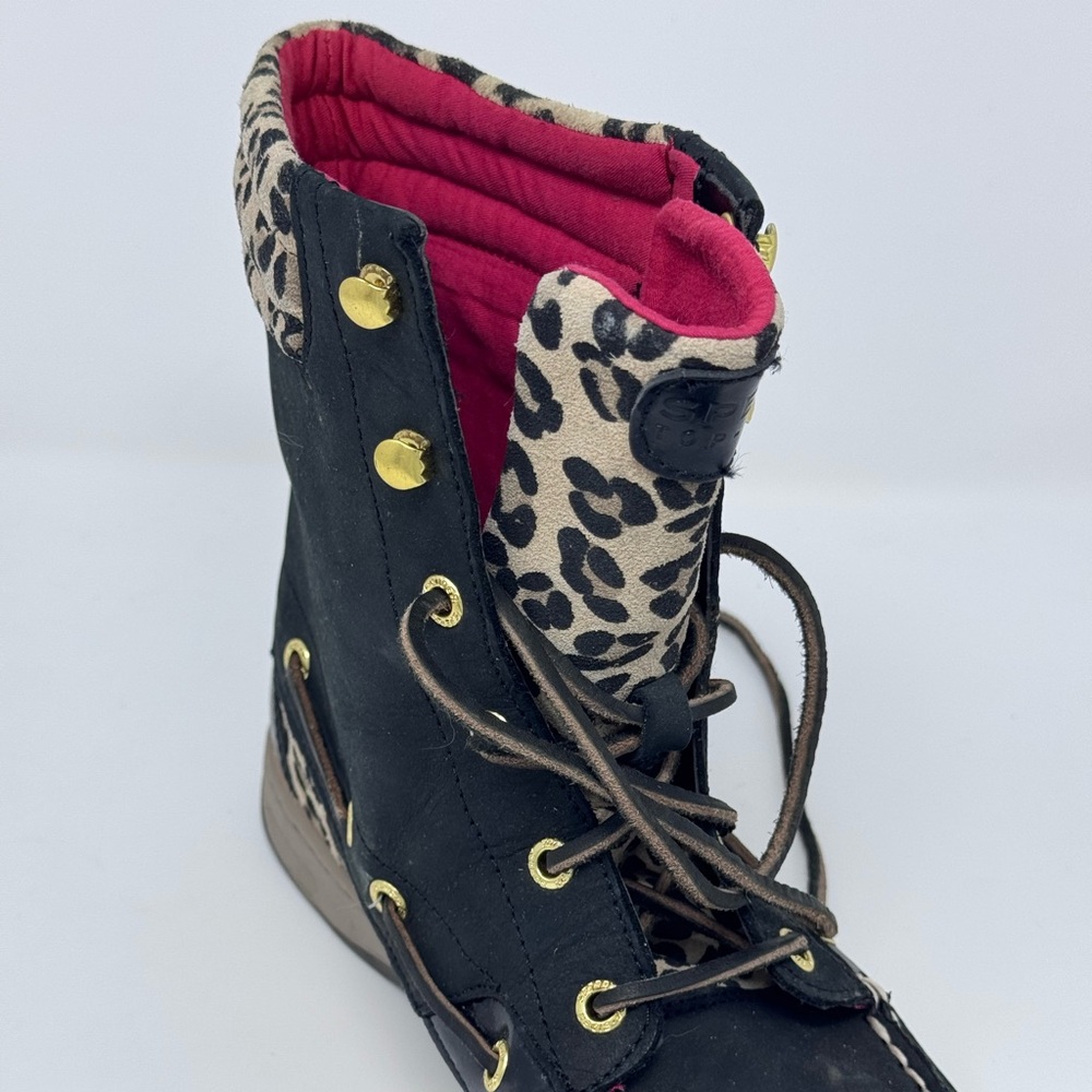 Sperry Top-Sider Hikerfish Black/Leopard Boots